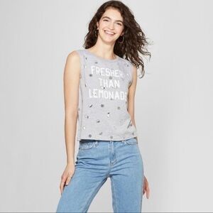Modern Lux Fresher than Lemonade Crop Tank